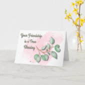 Freundschaft Blessing Karte (Gelbe Blume)