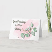 Freundschaft Blessing Karte (Vorderseite)