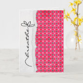 Freundschaft Blume Karte (Gelbe Blume)