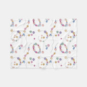 Freundschaft Bracelet Girl Jewelier Muster Fleecedecke (Vorderseite (Horizontal))