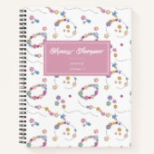 Freundschaft Bracelet Girl Jewelry Teen Journal Notizblock (Vorderseite)