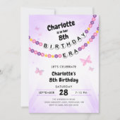 Freundschaft Bracelet Girls Birthday Era Party Einladung (Vorderseite)