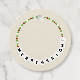 Freundschaft Bracelet Merry und helle Weihnachten Geschenkanhänger