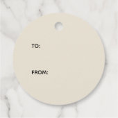 Freundschaft Bracelet Weihnachten Weihnachten Geschenkanhänger (Rückseite)