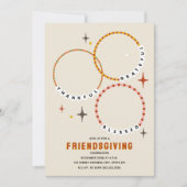 Freundschaft Bracelets Friendsgiving Erntedank Einladung (Vorderseite)