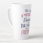 Freundschaft Bunco Bester Preis Typografie Milchtasse (Linke Ecke)