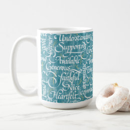 Freundschaft Calligraphy Bestie Kaffeetasse