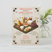Freundschaft Charcuterie Board Galantine's Day Par Einladung (Stehend Vorderseite)