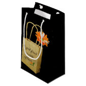 Freundschaft Daisy in der Papiertasche Kleine Geschenktüte (Vorderseite Schrägansicht)