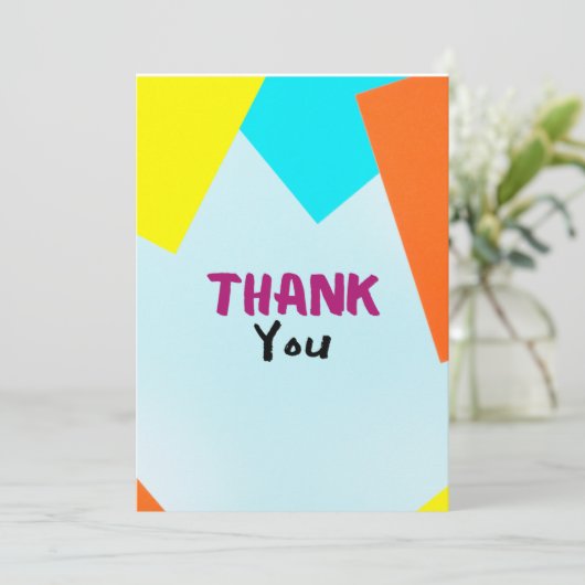 Freundschaft Dankeschön Karte (Stehend Vorderseite)