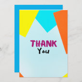 Freundschaft Dankeschön Karte (Vorne/Hinten)