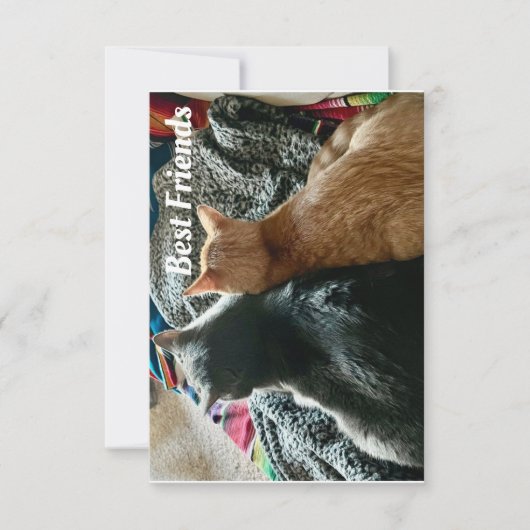 Freundschaft Dankeskarte (Vorderseite)