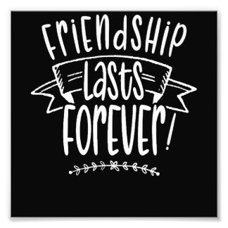 Freundschaft dauert ewig Niedlich Friends Friend S Fotodruck