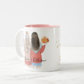 Freundschaft der besten Freunde der Custom Hair BE Zweifarbige Tasse (Vorderseite Links)
