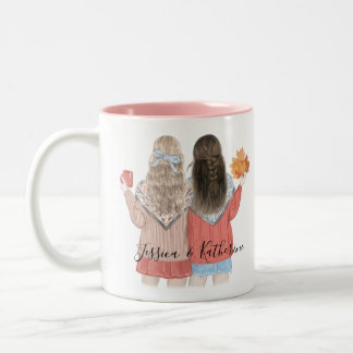 Freundschaft der besten Freunde der Custom Hair BE Zweifarbige Tasse