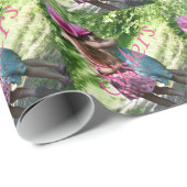 Freundschaft der Schwestern im rustikalen Frühling Geschenkpapier (Rolleneckpunkt)