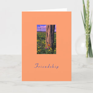 "Freundschaft der texanischen Wildblumen" Feiertagskarte