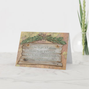 Freundschaft des Vaters - Grußkarte Karte