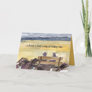 Freundschaft Ein Freund ist Gottes Weg Frauen Sonn Karte