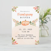 Freundschaft Einladung (Stehend Vorderseite)