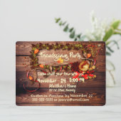 Freundschaft (Erntedank der Freunde) Einladung (Stehend Vorderseite)