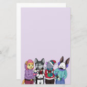 Freundschaft erwärmt das Herz Briefpapier (Vorne/Hinten)