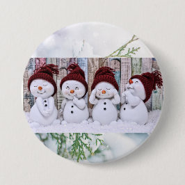 Freundschaft erwärmt einen kalten Tag Button