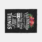 Freundschaft Es ist eine Million kleine Sache Fleecedecke (Vorderseite (Horizontal))