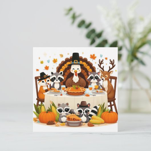 Freundschaft Feiertagskarte (Stehend Vorderseite)