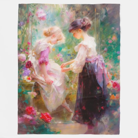 Freundschaft Fleecedecke (Vorderseite)