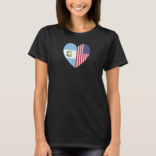 Freundschaft Forever America and Guatemala T-Shirt (Vorderseite)