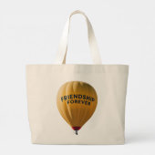 Freundschaft, Forever - Jumbo Tote Tasche (Rückseite)