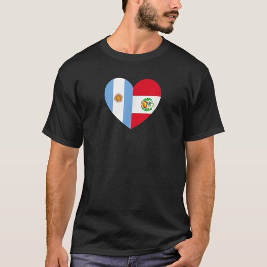 Freundschaft Forever Peru und Argentinien T-Shirt (Vorderseite)