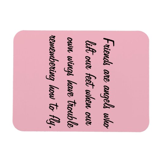 Freundschaft Foto Magnet (Horizontal)