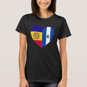 Freundschaft für immer El Salvador und Andorra T-Shirt