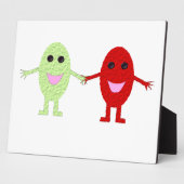 Freundschaft Grapes Plaque Fotoplatte (Seite)