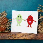 Freundschaft Grapes Plaque Fotoplatte (Seite)