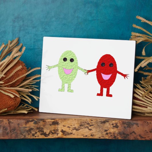 Freundschaft Grapes Plaque Fotoplatte (Seite)