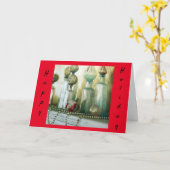 **FREUNDSCHAFT GREETINGS** FREUNDLICHE URLAUBSCHRI KARTE (Gelbe Blume)