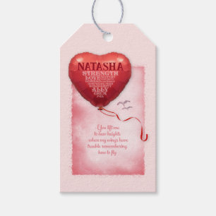 Freundschaft Heart Balloon Geschenkanhänger