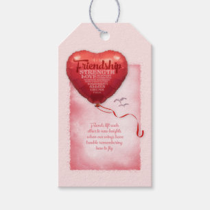 Freundschaft Heart Balloon Geschenkanhänger