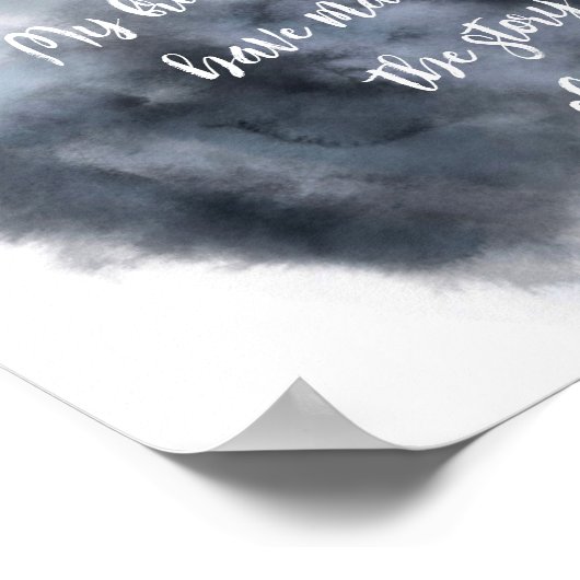 Freundschaft Helen Keller zitieren grau und weiß Poster (Ecke)