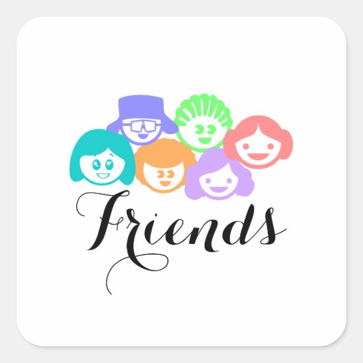 Freundschaft, Hübsche Sticker (Vorderseite)