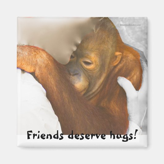 Freundschaft Hug Magnet (Vorne)