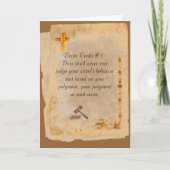 Freundschaft - ich bedauere karte (Vorderseite)