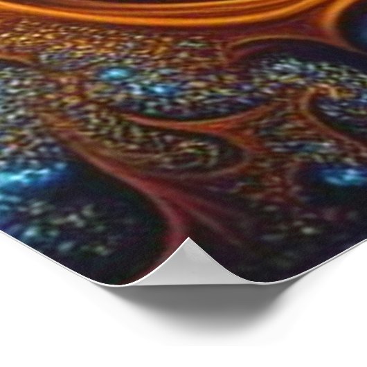 Freundschaft in Fraktal Frames: Eine Atemberaubend Poster (Ecke)