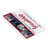 Freundschaft inspirierend mit Namen und Fotos Magnet (Rechte Seite)