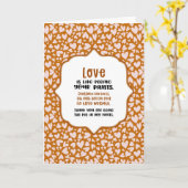 Freundschaft ist, als ob du deine Pants Valentinge Karte (Gelbe Blume)