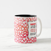 Freundschaft ist, als ob man seinen Pants Valentin Zweifarbige Tasse (VorderseiteRechts)