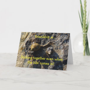 "Freundschaft ist…" Anmerkungskarte Karte